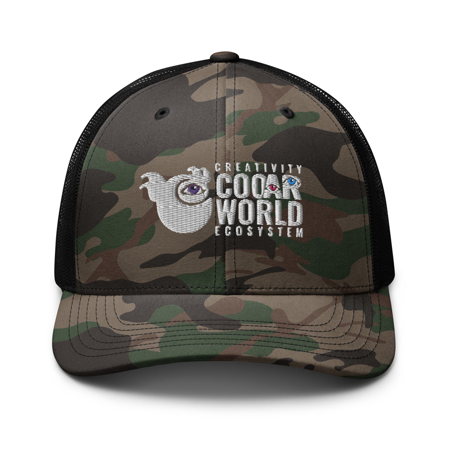 cooAR Camouflage trucker hat