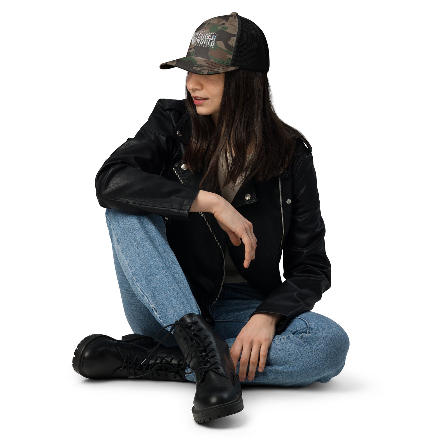 cooAR Camouflage trucker hat